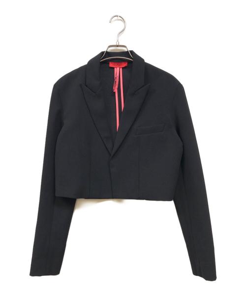 MAX&Co.（マックスアンドコー）MAX&Co. (マックスアンドコー) ショート丈ジャケット ブラック サイズ:38/の古着・服飾アイテム