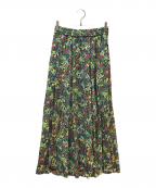 THE SHINZONEザ シンゾーン）の古着「FLASHY FLOWER SKIRT」｜グリーン