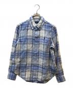 POLO RALPH LAURENポロ・ラルフローレン）の古着「リネンシャツ」｜ネイビー