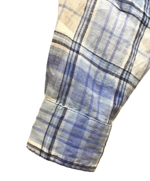 POLO RALPH LAUREN（ポロ・ラルフローレン）POLO RALPH LAUREN (ポロ・ラルフローレン) リネンシャツ ネイビー サイズ:Mの古着・服飾アイテム