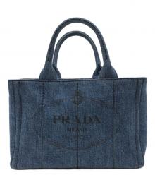 PRADA（プラダ）の古着「デニム カナパ」｜インディゴ