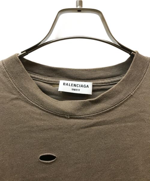 BALENCIAGA（バレンシアガ）BALENCIAGA (バレンシアガ) Caps Destroyed Flatground ブラウン サイズ:XSの古着・服飾アイテム