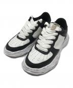 Maison MIHARA YASUHIROメゾン ミハラ ヤスヒロ）の古着「WAYNE LOW」｜ブラック×ホワイト