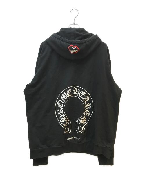 CHROME HEARTS（クロムハーツ）CHROME HEARTS (クロムハーツ) プルオーバーパーカー ブラック サイズ:XLの古着・服飾アイテム