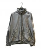 adidas Originalsアディダスオリジナル）の古着「オーバーサイズ ファイヤーバード トラックトップ」｜シルバー