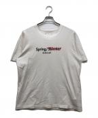 sacaiサカイ）の古着「CUT SEWN ロゴ TEE」｜ホワイト