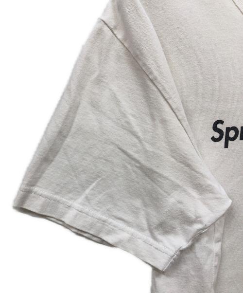 sacai（サカイ）sacai (サカイ) CUT SEWN ロゴ TEE ホワイト サイズ:3の古着・服飾アイテム