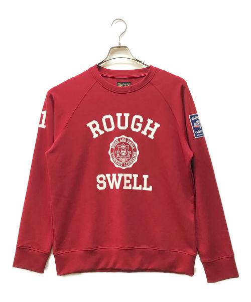 ROUGH&SWELL（ラフアンドスウェル）ROUGH&SWELL (ラフアンドスウェル) HARVARD SWEAT レッド サイズ:Lの古着・服飾アイテム