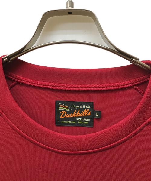 ROUGH&SWELL（ラフアンドスウェル）ROUGH&SWELL (ラフアンドスウェル) HARVARD SWEAT レッド サイズ:Lの古着・服飾アイテム