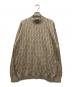 FENDI（フェンディ）の古着「VIRGIN WOOL ズッカ柄モックネックニット」｜ベージュ