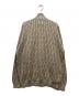 FENDI (フェンディ) VIRGIN WOOL ズッカ柄モックネックニット ベージュ サイズ:52：15000円