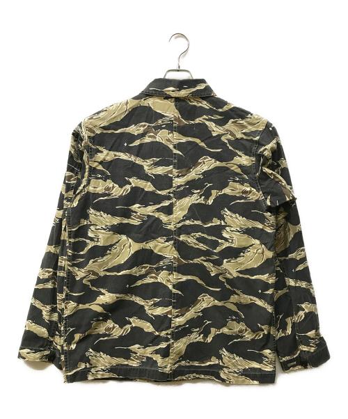 stussy（ステューシー）stussy (ステューシー) タイガーカモジャケット ブラック サイズ:Lの古着・服飾アイテム