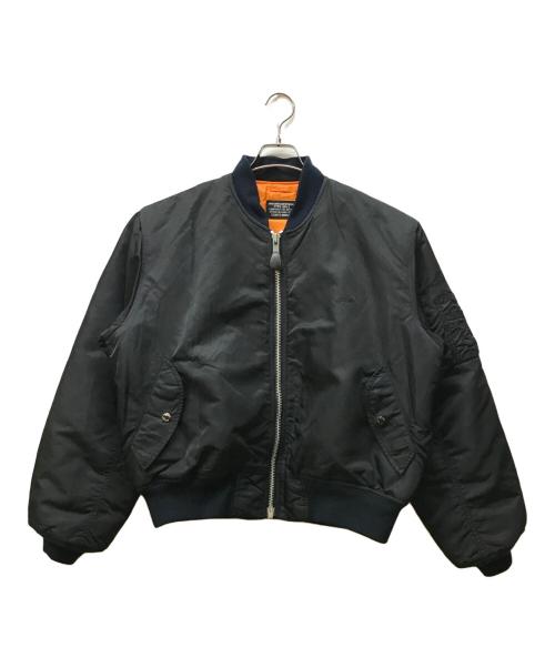 SCHOTT BROS.（ショット）SCHOTT BROS. (ショットブロス) MA-1ジャケット ブラック サイズ:SIZE Lの古着・服飾アイテム