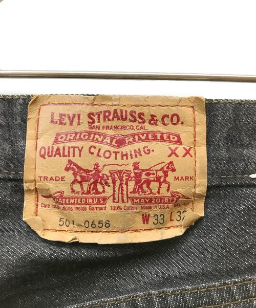 LEVI'S（リーバイス）LEVI'S (リーバイス) 97年製 先染め501ブラックデニム ブラック サイズ:SIZE 33の古着・服飾アイテム