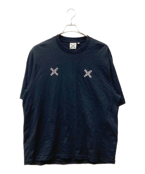 KENZO（ケンゾー）KENZO (ケンゾー) 21SS クロスロゴＴシャツ ブラック サイズ:XLの古着・服飾アイテム