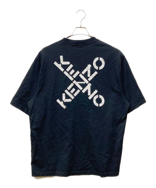 KENZO（ケンゾー）KENZO (ケンゾー) 21SS クロスロゴＴシャツ ブラック サイズ:XLの古着・服飾アイテム