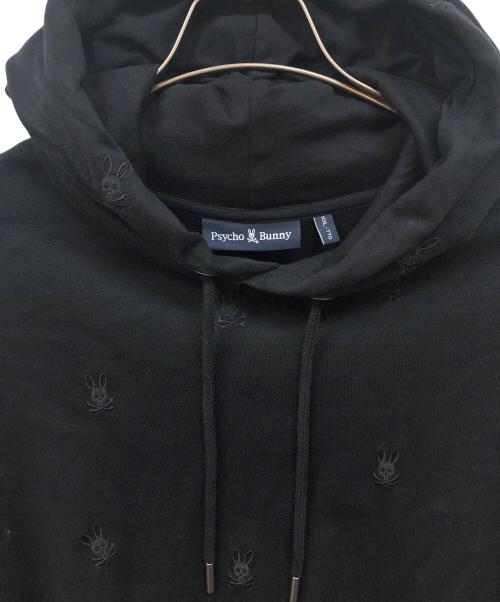 Psycho Bunny（サイコ バニー）Psycho Bunny (サイコ バニー) バニー刺繍フーディ ブラック サイズ:ＸＸＬの古着・服飾アイテム