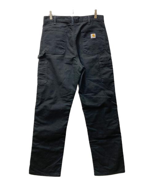 CarHartt（カーハート）CarHartt (カーハート) ブランケットライニングダブルニーペインターパンツ ブラック サイズ:34の古着・服飾アイテム