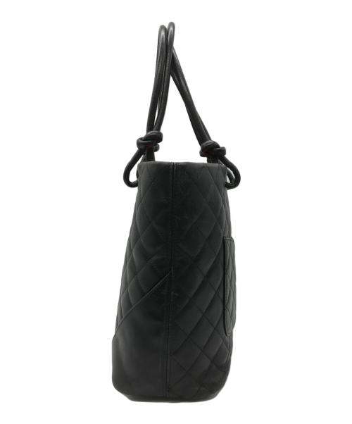 CHANEL（シャネル）CHANEL (シャネル) カンボンライントート ブラックの古着・服飾アイテム