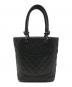 CHANEL (シャネル) カンボンライントート ブラック：146000円