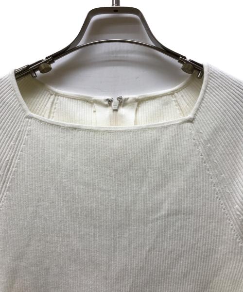 Apuweiser-riche（アプワイザーリッシェ）Apuweiser-riche (アプワイザーリッシェ) アプワイザーリッシェ サイドレースアップ ドッキング ワンピース アイボリー サイズ:2の古着・服飾アイテム