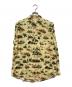 PAPAS（パパス）の古着「総柄シルクシャツ」｜イエロー