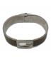 中古・古着 GUCCI (グッチ) リザードメタルGバングル ブラウン：6000円
