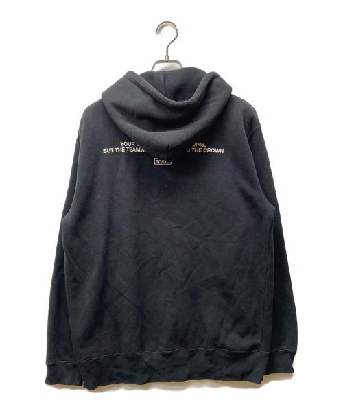 APPLEBUM（アップルバム）APPLEBUM (アップルバム) Chicago Boy プリントパーカー ブラック サイズ:Mの古着・服飾アイテム