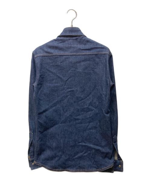 JIL SANDER（ジルサンダー）JIL SANDER (ジルサンダー) 16SS フラップポケットデニムシャツ インディゴ サイズ:38の古着・服飾アイテム