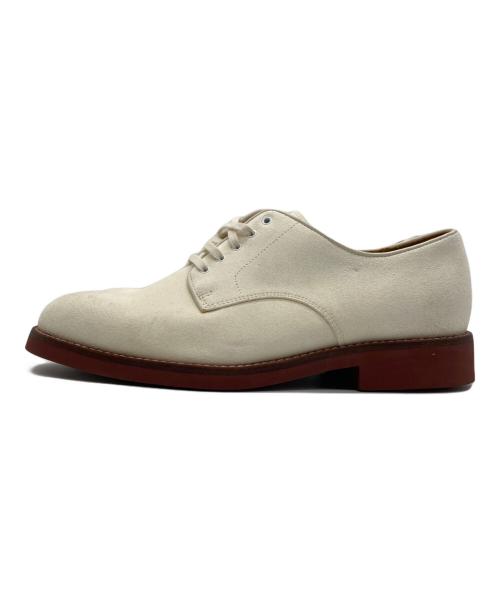 POLO RALPH LAUREN（ポロ・ラルフローレン）POLO RALPH LAUREN (ポロ・ラルフローレン) ホワイトバックス プレーントゥシューズ ホワイト サイズ:SIZE 8 1/2の古着・服飾アイテム