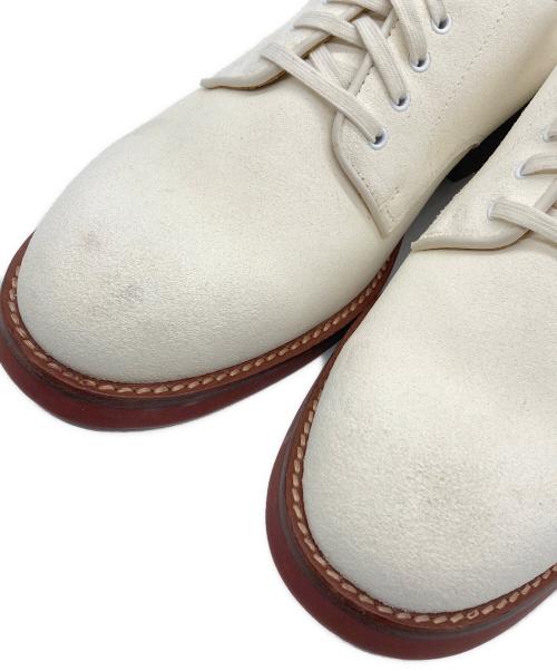 POLO RALPH LAUREN（ポロ・ラルフローレン）POLO RALPH LAUREN (ポロ・ラルフローレン) ホワイトバックス プレーントゥシューズ ホワイト サイズ:SIZE 8 1/2の古着・服飾アイテム