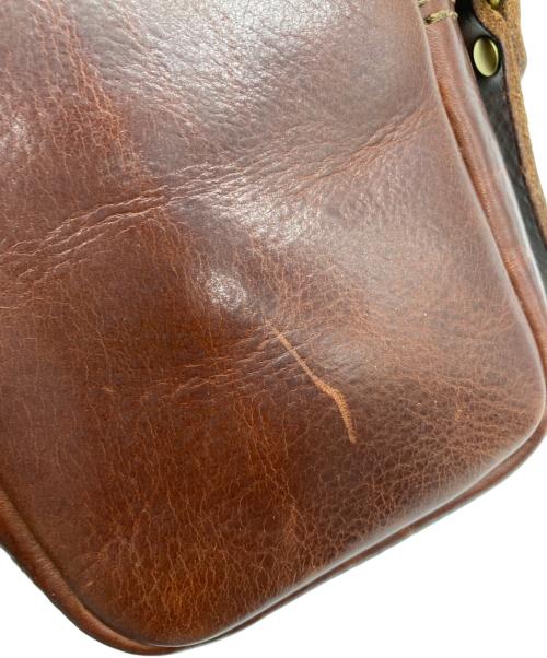 analogico（アナロジコ）analogico (アナロジコ) ポケットミニショルダー ブラウンの古着・服飾アイテム