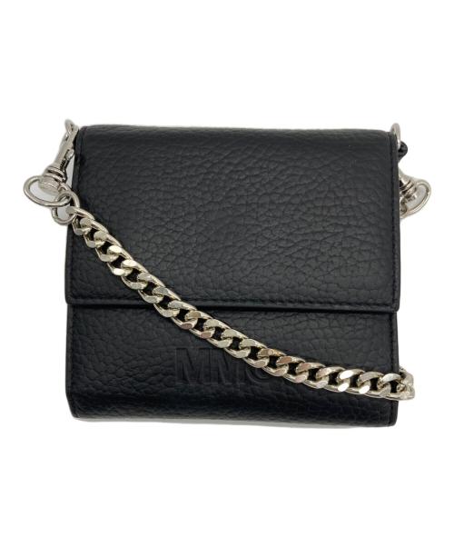 MM6 Maison Margiela（エムエムシックスメゾンマルジェラ）MM6 Maison Margiela (エムエムシックス メゾンマルジェラ) ミニショルダーウォレット ブラックの古着・服飾アイテム