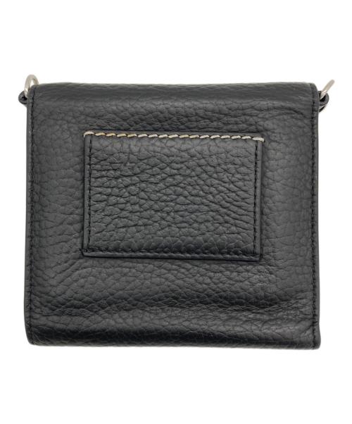 MM6 Maison Margiela（エムエムシックスメゾンマルジェラ）MM6 Maison Margiela (エムエムシックス メゾンマルジェラ) ミニショルダーウォレット ブラックの古着・服飾アイテム