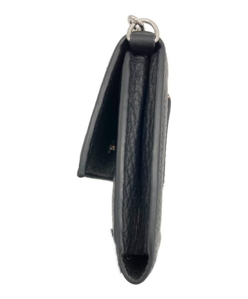 MM6 Maison Margiela（エムエムシックスメゾンマルジェラ）MM6 Maison Margiela (エムエムシックス メゾンマルジェラ) ミニショルダーウォレット ブラックの古着・服飾アイテム
