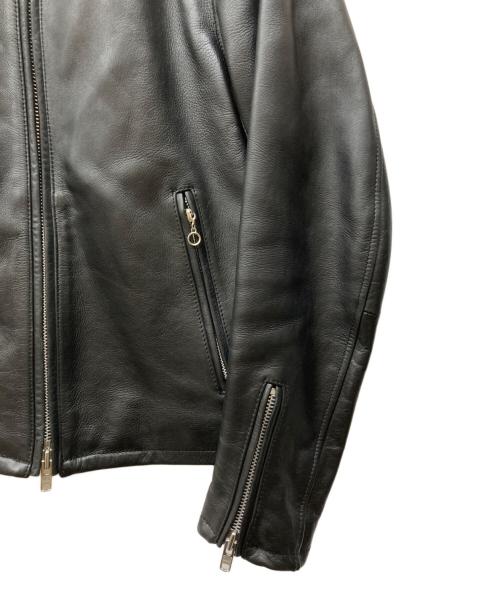 green label relaxing（グリーンレーベルリラクシング）green label relaxing (グリーンレーベルリラクシング) SC SOFT/COW S-ライダースジャケット ブラック サイズ:Ｓの古着・服飾アイテム