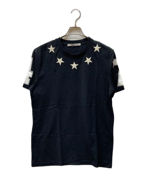 GIVENCHY（ジバンシィ）GIVENCHY (ジバンシィ) スターワッペンTシャツ ブラック サイズ:Lの古着・服飾アイテム
