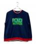 POLO RALPH LAUREN（ポロ・ラルフローレン）の古着「HI TECH クルーネックスウェット」｜ネイビー