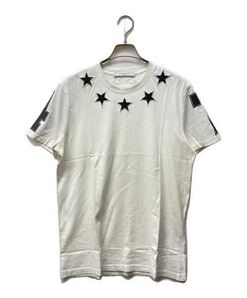 GIVENCHY（ジバンシィ）GIVENCHY (ジバンシィ) スターワッペンTシャツ ホワイト サイズ:Mの古着・服飾アイテム