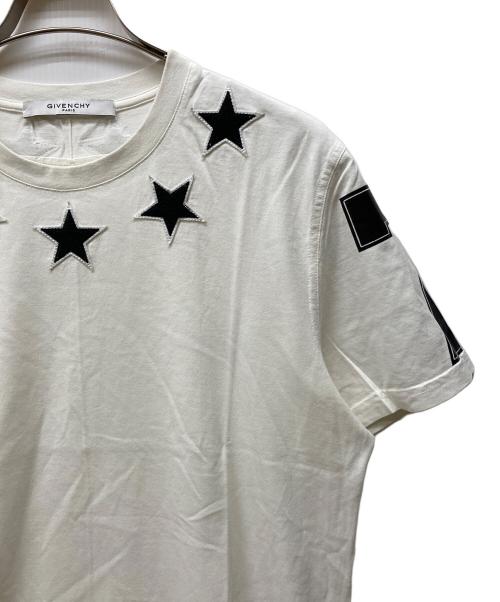 GIVENCHY（ジバンシィ）GIVENCHY (ジバンシィ) スターワッペンTシャツ ホワイト サイズ:Mの古着・服飾アイテム