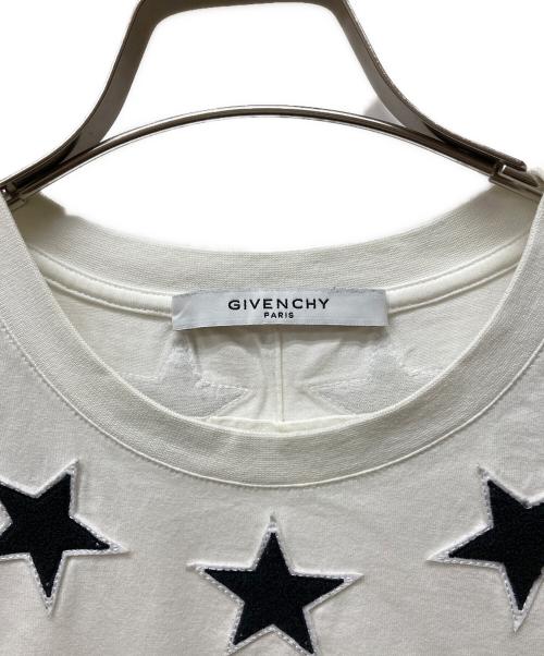 GIVENCHY（ジバンシィ）GIVENCHY (ジバンシィ) スターワッペンTシャツ ホワイト サイズ:Mの古着・服飾アイテム