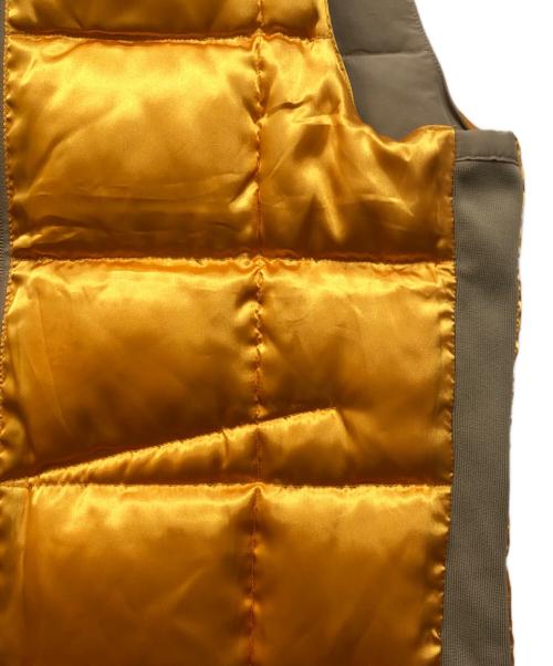 HUMAN MADE（ヒューマンメイド）HUMAN MADE (ヒューマンメイド) リバーシブルダウンベスト ベージュ×イエロー サイズ:Ｓの古着・服飾アイテム