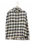 RRL（ダブルアールエル）の古着「別注 チェック柄ワークシャツ」｜ブラック×アイボリー