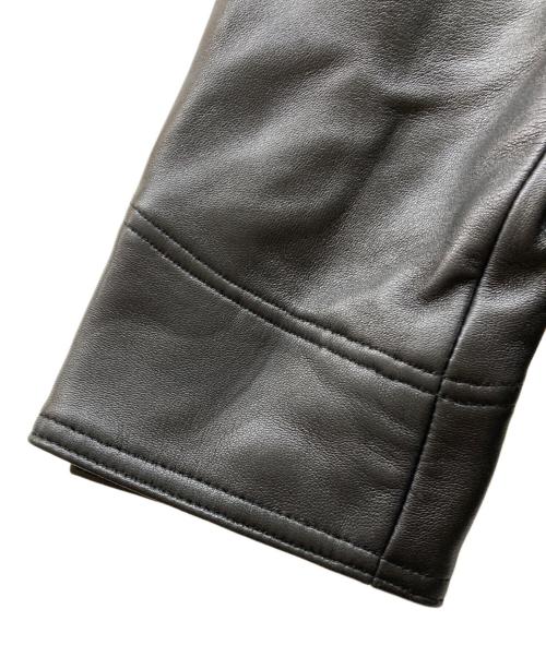 Schott（ショット）Schott (ショット) LAMB LEATHER COVERALL JACKET ブラック サイズ:Lの古着・服飾アイテム