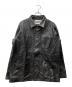 Schott（ショット）の古着「LAMB LEATHER COVERALL JACKET」｜ブラック