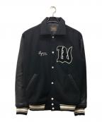skookum×MONKEY TIMEスクーカム×モンキータイム）の古着「別注 メルトンバーシティジャケット」｜ブラック