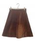 CELINE (セリーヌ) 20AW ベロアミニスカート ブラウン サイズ:36：13000円