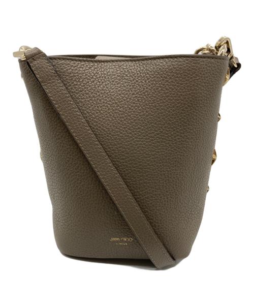 JIMMY CHOO（ジミーチュウ）JIMMY CHOO (ジミーチュウ) 2WAYバッグ グレージュの古着・服飾アイテム