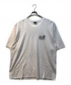 stussyステューシー）の古着「POOL SERVICE TEE PIGMENT DYE」｜ホワイト