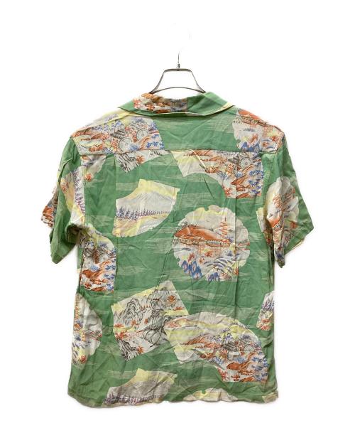 Sun Surf（サンサーフ）Sun Surf (サンサーフ) WIND AND SEA 開襟シャツ グリーン サイズ:Mの古着・服飾アイテム